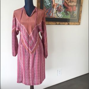 Vintage Silk dress Alta Moda beautiful condition